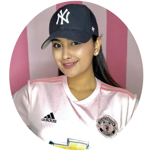 Reshma Ghimire in ManUtd Shirt